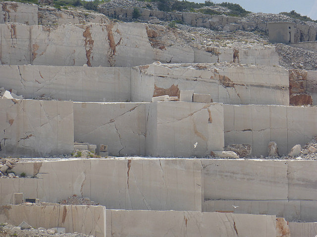 Limestone quarries - an icon of the Dalmation Coast