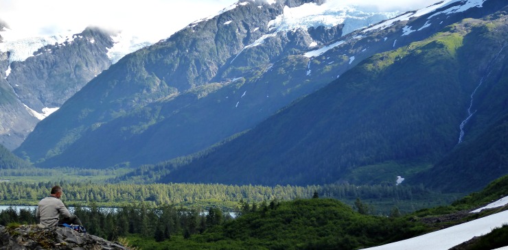 Alaska Prince William Sound Girdwood Byron Glacier