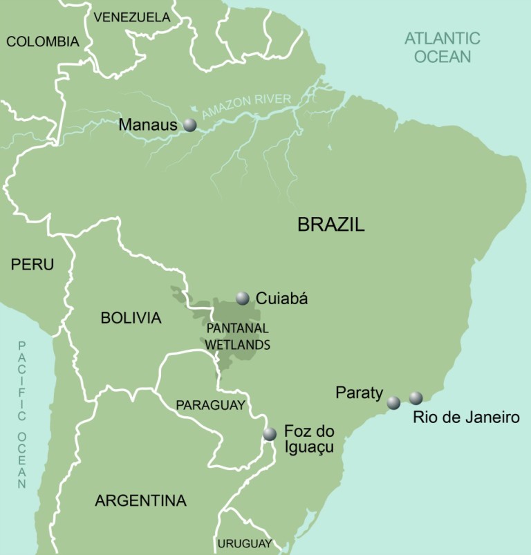 Brazil Map | Walking Adventures