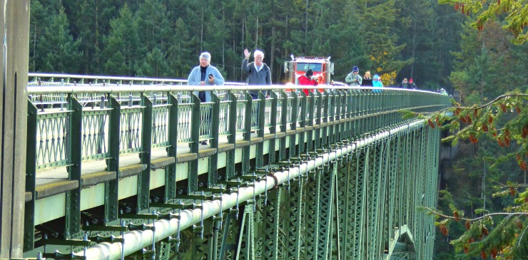 Christmas in Victoria Washington Deception Pass Bridge