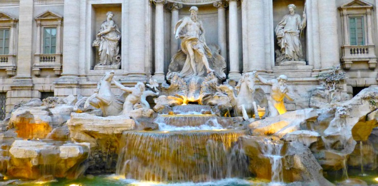 Europe Italy Rome Trevi Fountain (2)