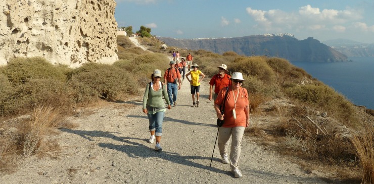 Greece Santorini Caldera Crater