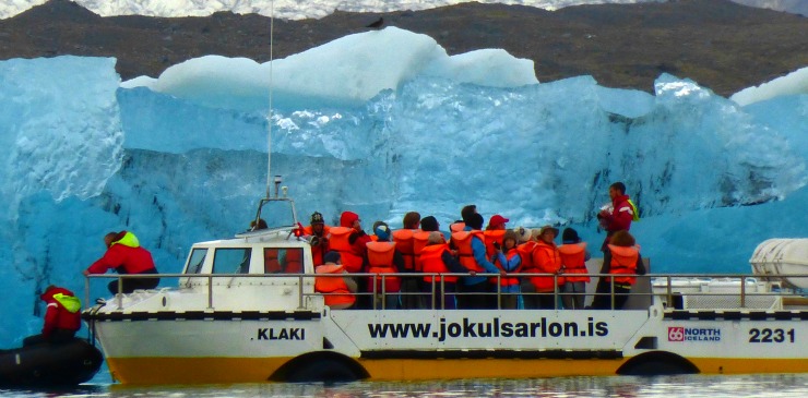 Iceland Jokulsarlon Lagoon Cruise Walking Tour