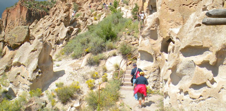 New Mexico Bandelier National Monument Walking Tour