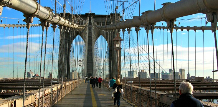 New York, Springtime in Manhattan Brooklyn Bridge (1)