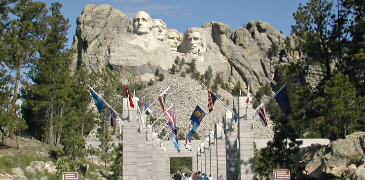 South Dakota Keystone Mount Rushmore National Memorial