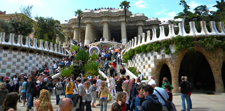Spain Barcelona Gaudi Building