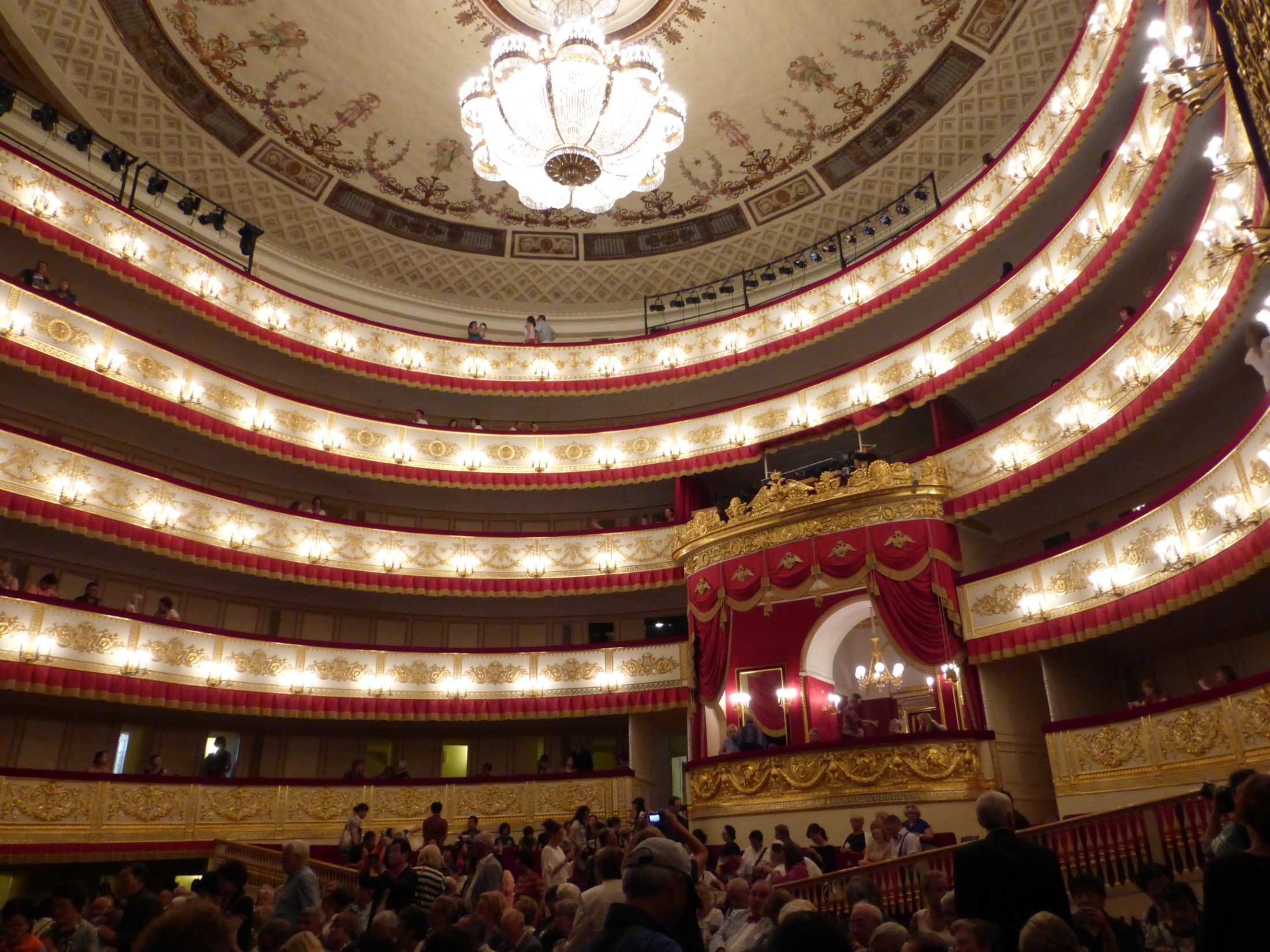 The ballet theater in St. Petersburg