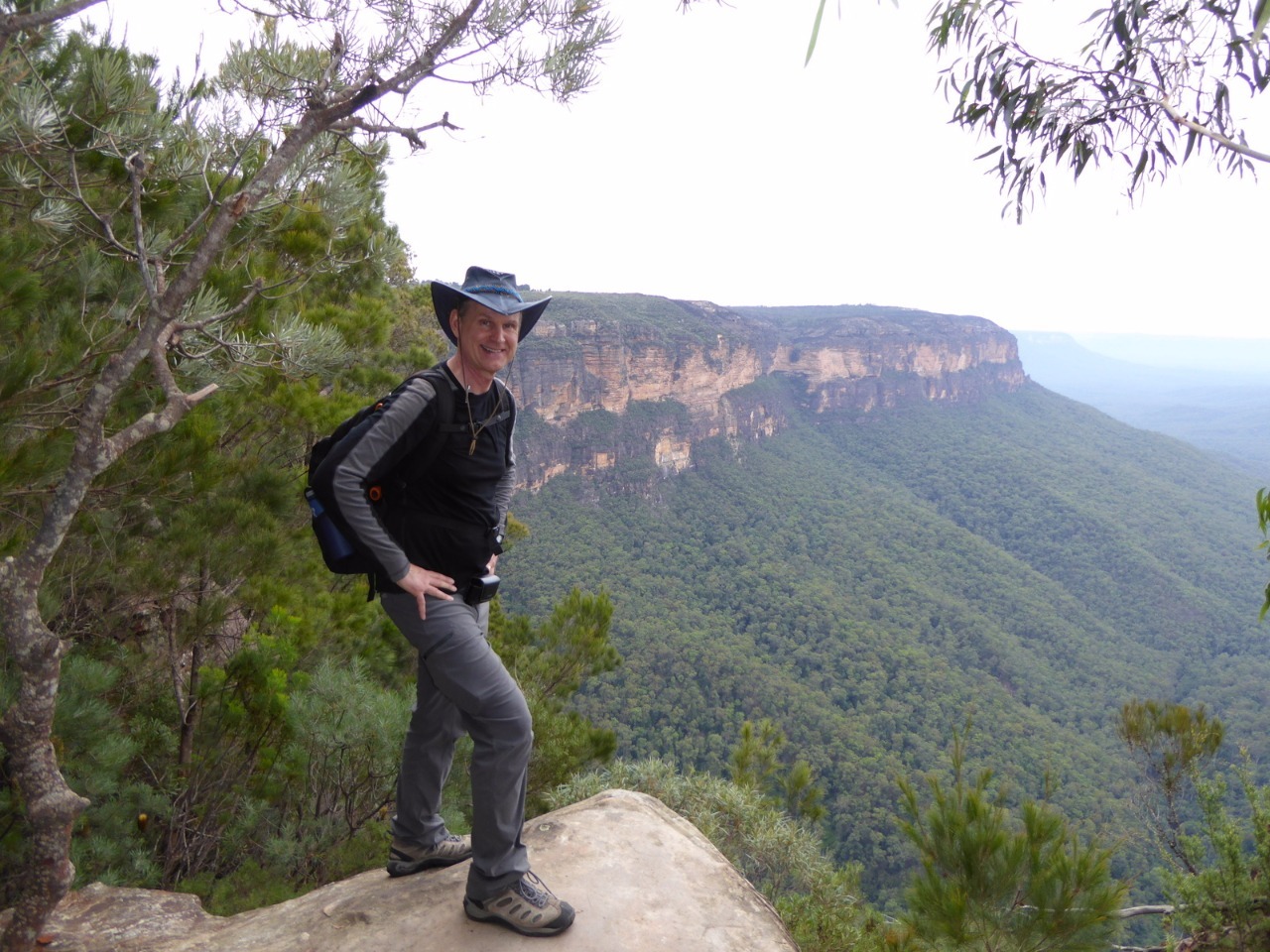 Yours truly on the Wentworth Falls trail